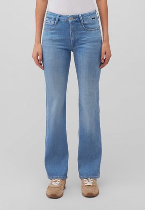 MARIA - Bootcut jeans - bleached glam