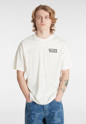 Vans MTE RIBCAGE REVERSIBLE - T-Shirt print - white
