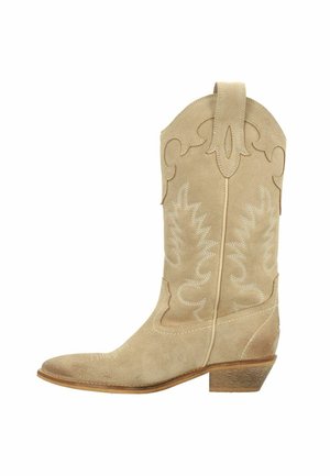 Cowboy-/Bikerlaarzen - beige