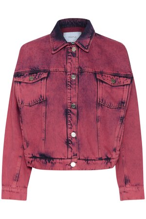 KAISER JACKET - Denim jacket - pink acid wash