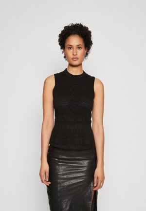 Vero Moda VMHONEY HIGHNECK - Top - black