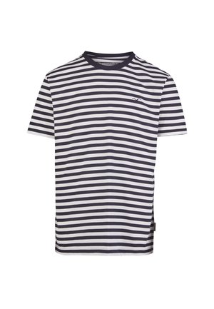 Cleptomanicx, T-SHIRT LIGULL STRIPE - T-Shirt print - sky captain
