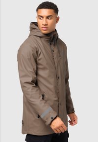 STONE HARBOUR TAMIO - Regnjakke / vandafvisende jakker - dark taupe