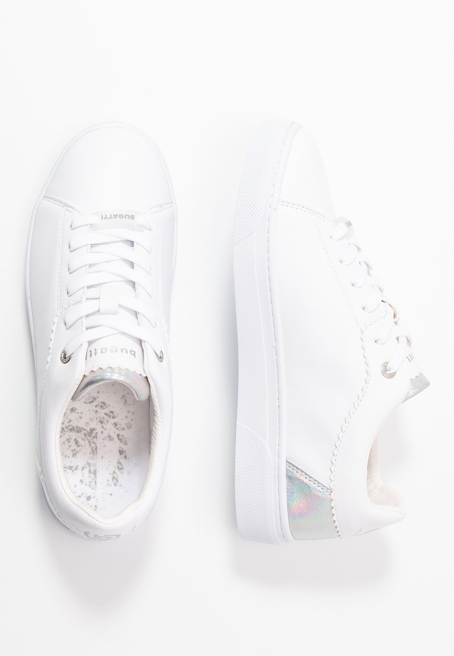 Bugatti ELEA Joggesko whitesilver Zalando.no Bugatti ELEA Joggesko whitesilver Zalando.no