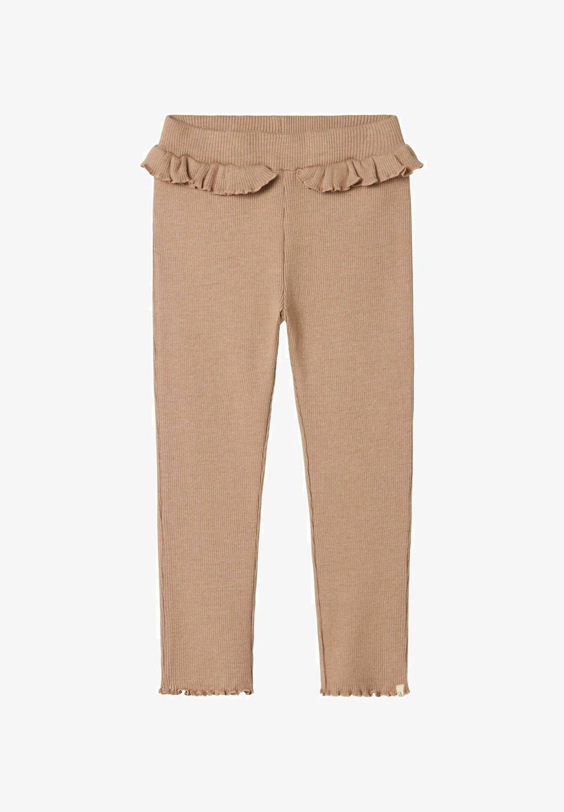 Lil' Atelier REGULAR FIT - Trousers - rugby tan