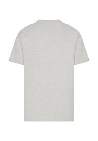 Grey short-sleeve t-shirt made of soft fabric. Features a crew neck and simple, unembellished design with a straight cut.