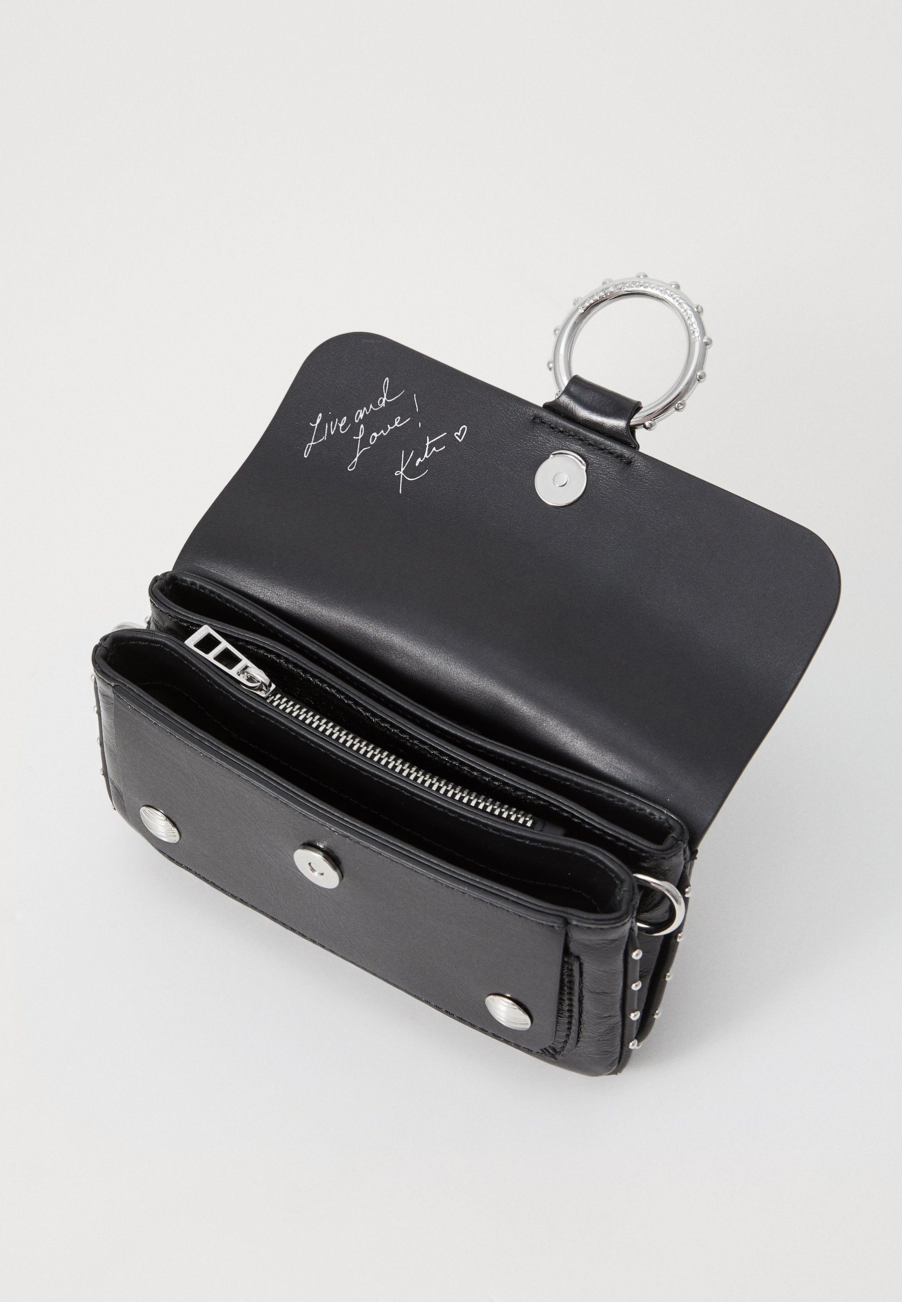 MM6 Maison Margiela NUMERIC CHAIN WALLET - Wallet - black