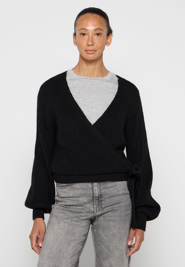 LIU JO Trui gemêleerd zwart