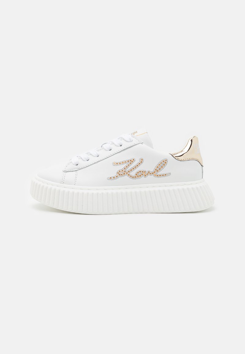 KARL LAGERFELD KIDS TRAINERS - Baskets basses - white