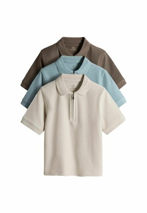 THE SET, 3 PACK  - Poloshirt - teal blue brown