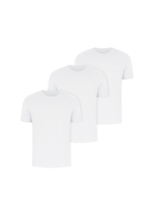 Smilodox KARRY 3ER PACK - Basic T-shirt - weiß