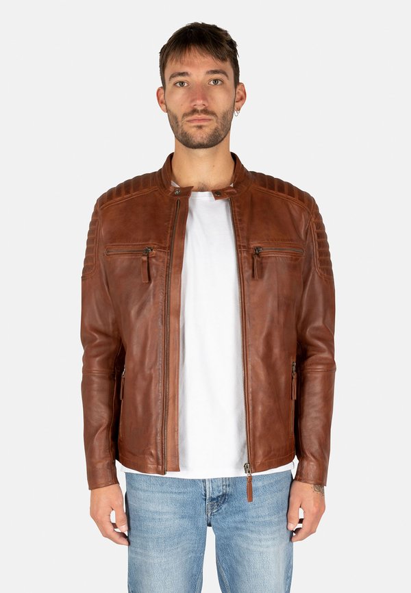 HARRISSON BIKER HERITAGE - Lederjacke