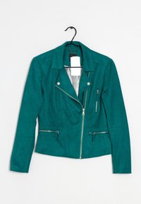 zero Imitatieleren jas - teal