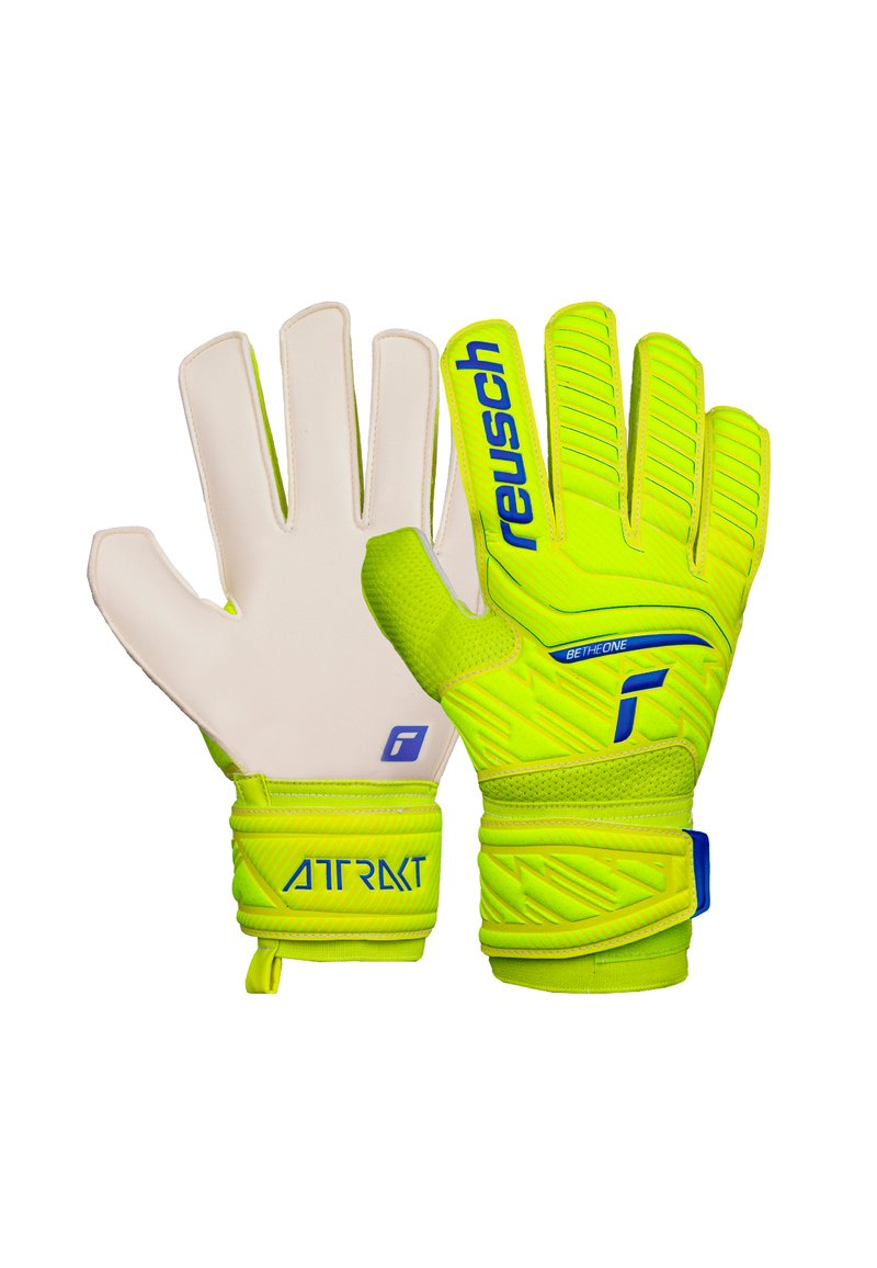 Reusch Goalkeeping gloves - safet yellow dp blue whit