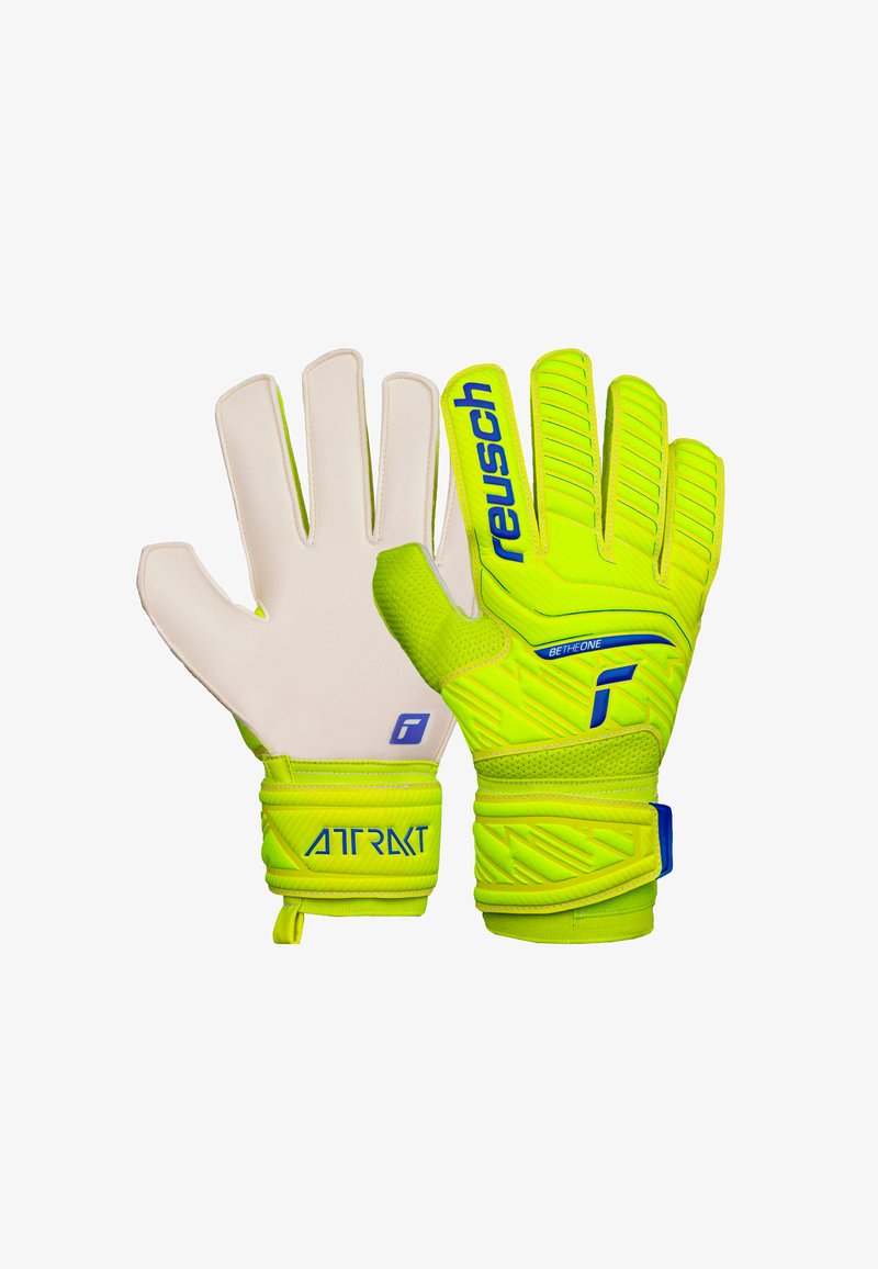 Reusch Goalkeeping gloves - safet yellow dp blue whit