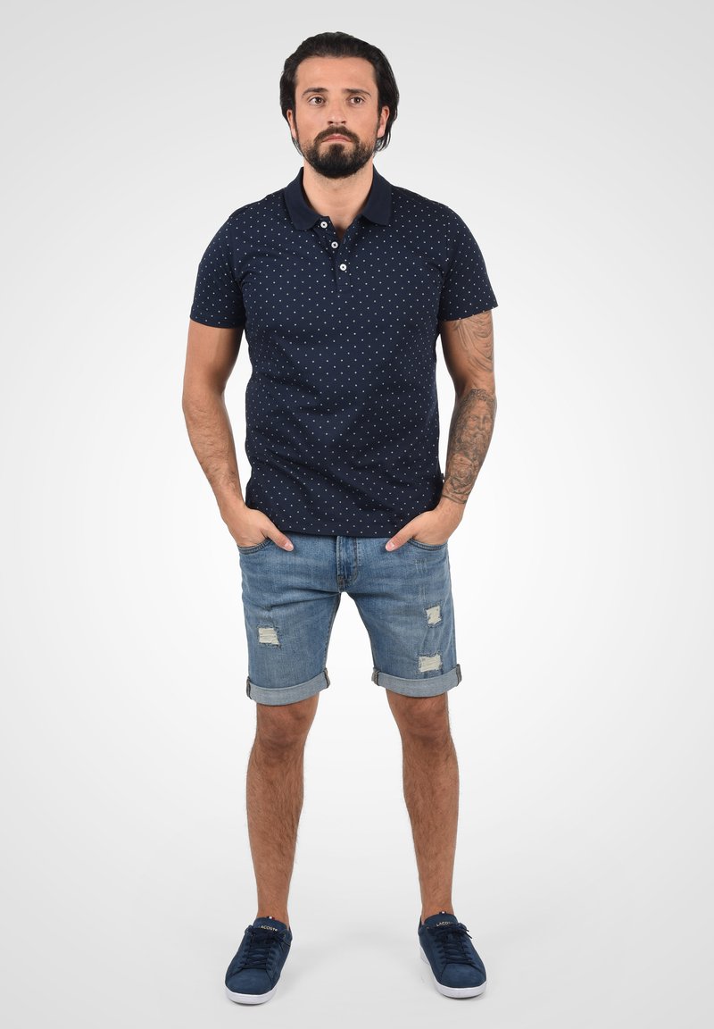 Herren Skinny Fit | INDICODE JEANS IDHALLOW Jeans Shorts blue wash/blue denim - OJ90177 Herren Skinny Fit | INDICODE JEANS IDHALLOW Jeans Shorts blue wash/blue denim - OJ90177