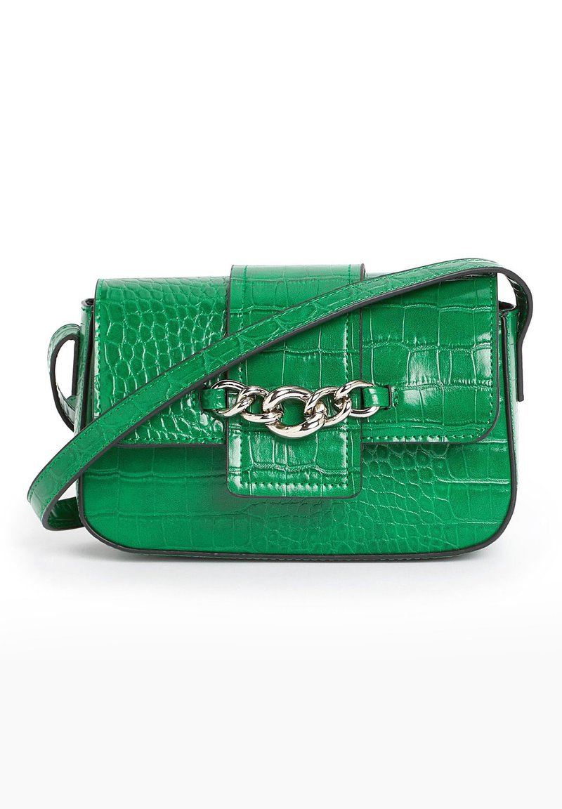 Next CHAIN HARDWARE CROSSBODY BAG Sac bandoulière green/vert ZALANDO.FR
