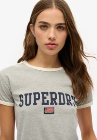 Superdry & Co Camiseta estampada - grey marl