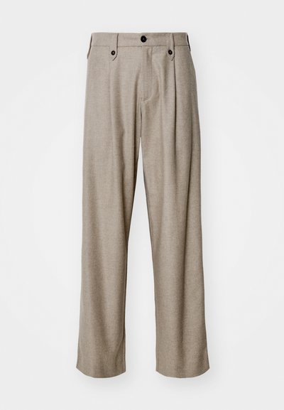 Emporio Armani PANTALONI - Hlače - beige melange