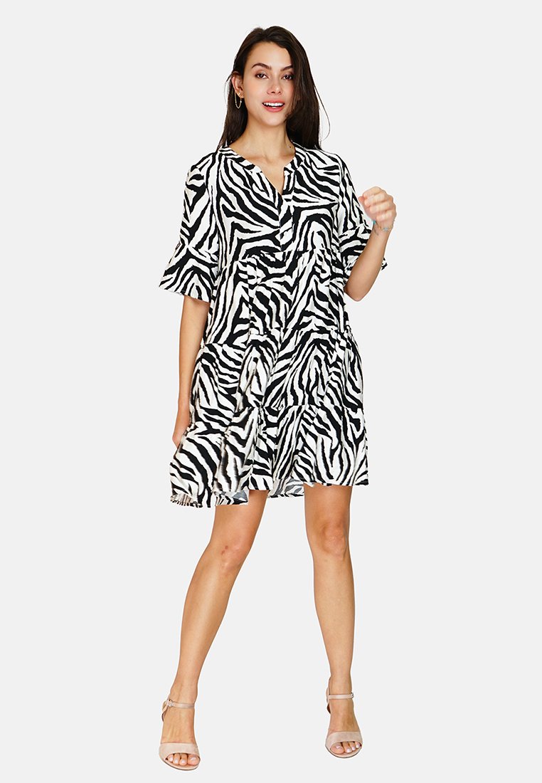 Le Jardin Du Lin Blousejurk zwart Le Jardin Du Lin Blousejurk zwart