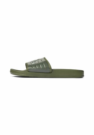Badslippers - green gold