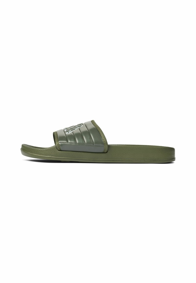 Kappa KMLOGO LABLO - Badslippers - green gold/groen - Zalando.be