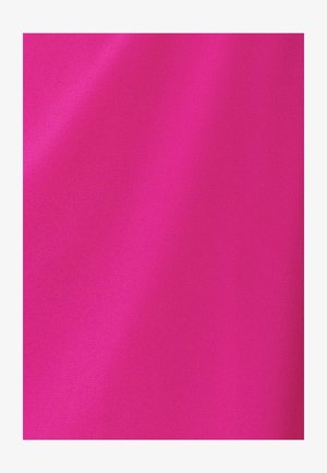 Saten tkanina u vibrantnoj magenta boji, glatke teksture s laganim sjajem, bez vidljivih uzoraka ili dizajna.