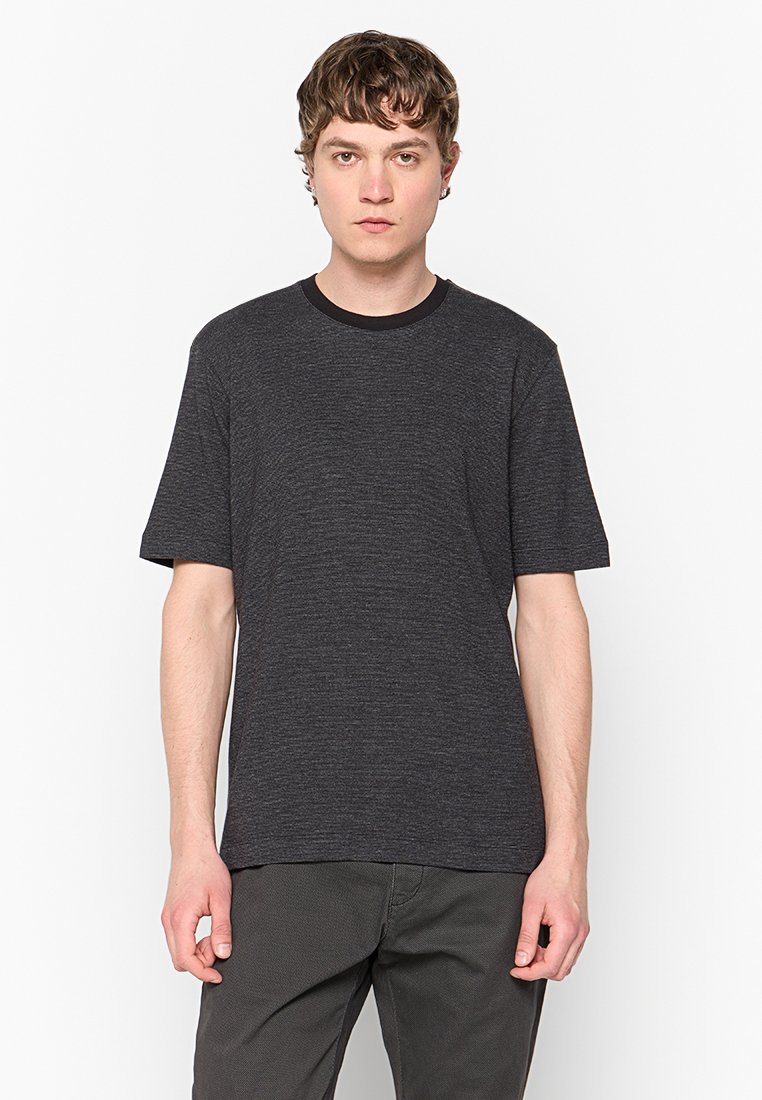 Sisley T-shirt print donkergrijs Sisley T-shirt print donkergrijs