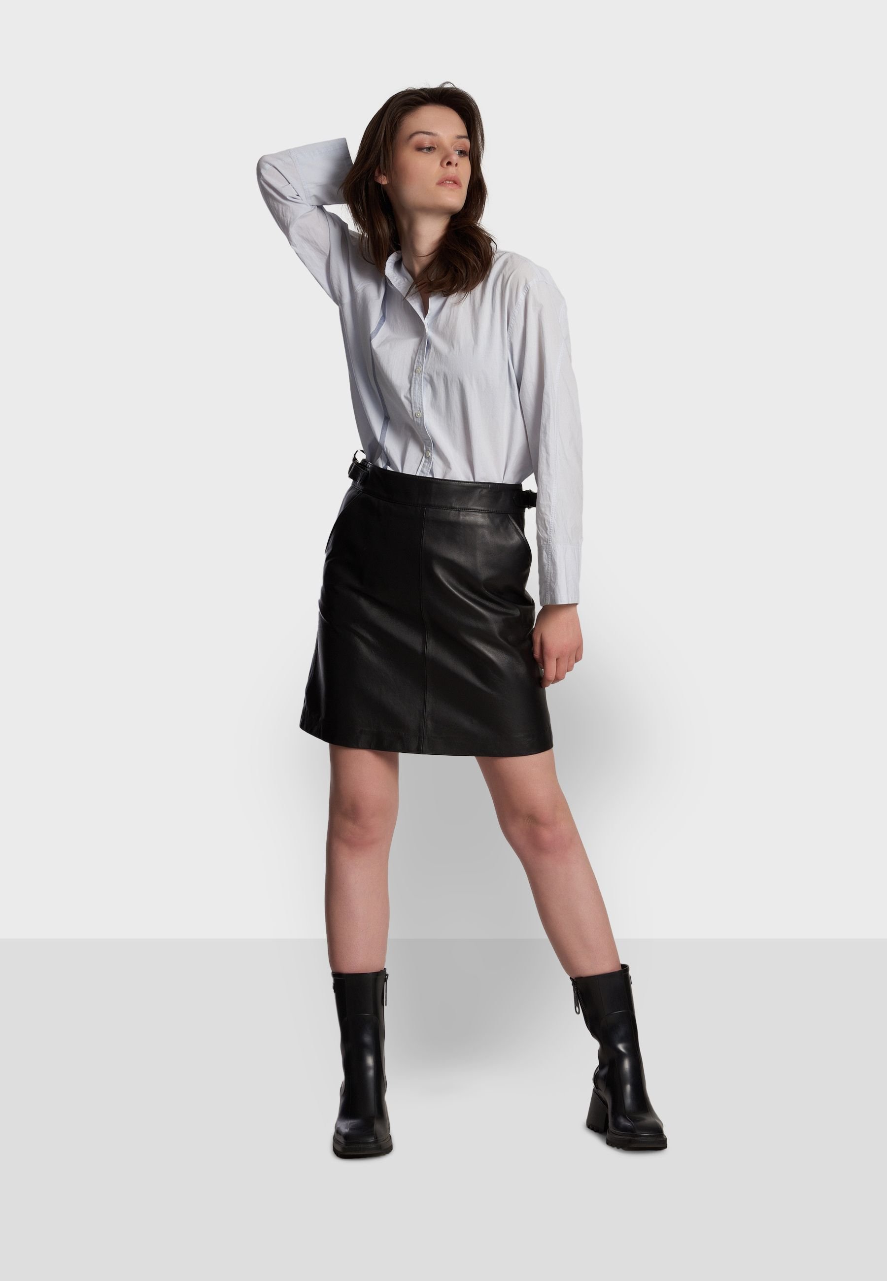 Oakwood PAOLA - Gonna di pelle - black/nero - Zalando.it