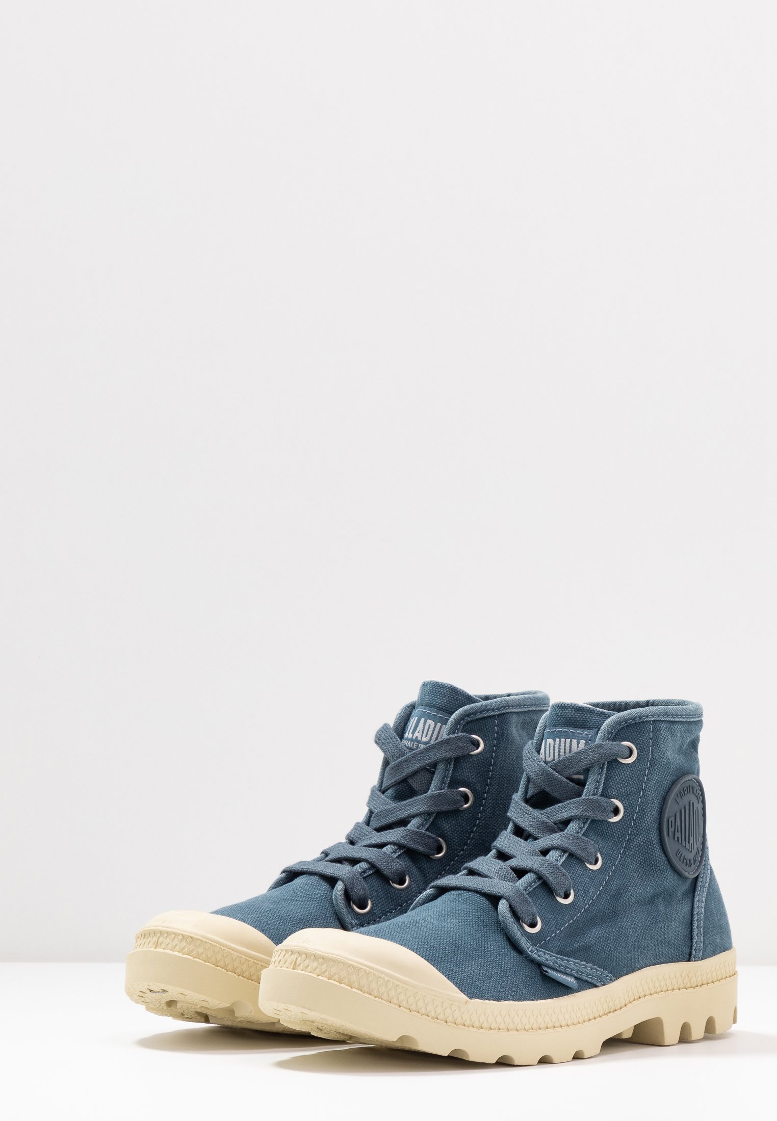 Palladium PAMPA HI ORGANIC Blauw - Schoenen Laarzen Dames € 97,34