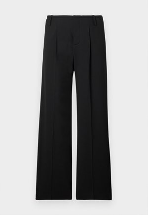 WIDE LEG TROUSERS UNISEX - Nadrágok - black