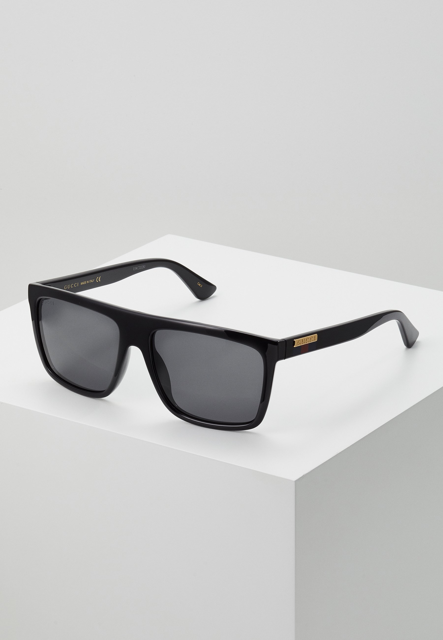 Gucci WEB GG RECTANGULAR FLAT-TOP ACETATE SUNGLASSES Sunglasses