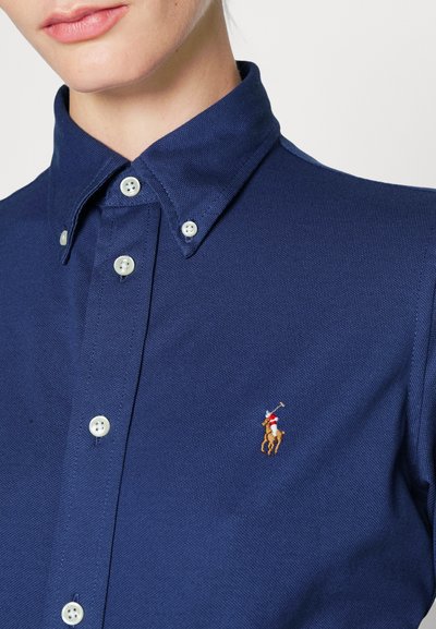 Polo Ralph Lauren HEIDI LONG SLEEVE - Blusa com botões - marine