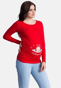 M.M.C. HALLO LIEBLINGSMENSCH - Langarmshirt - rot