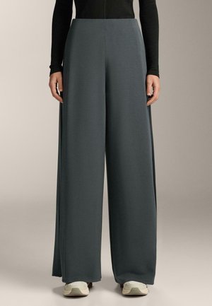 SOFT-TOUCH WIDE WITH SIDE PLEAT AND  - Nadrágok - mottled grey