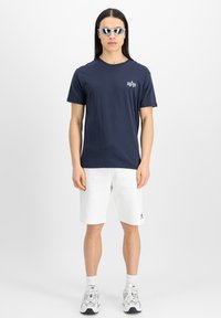 Alpha Industries SIGNATURE - Tričko s potlačou - rep blue