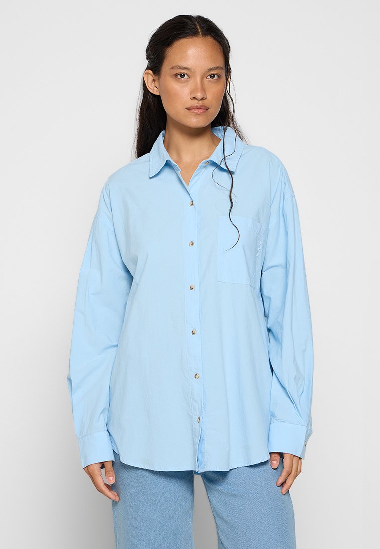 Scotch & Soda Overhemdblouse blauw
