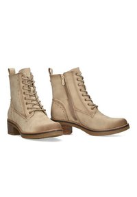 ETIKA Botines con cordones - beige