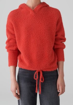 Felpa con cappuccio - red