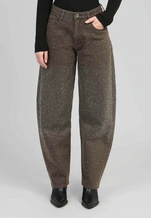 PALONE MOKA - Wide Leg - moka