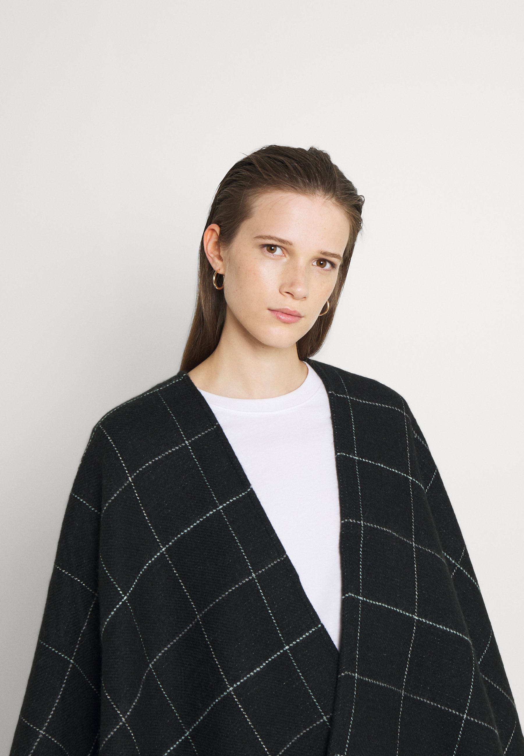 Women ONLTINA CHECK PONCHO - Cape Women ONLTINA CHECK PONCHO - Cape