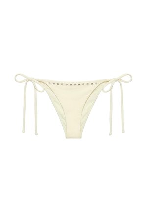 PULL&BEAR, STUDDED - BIKINI BOTTOMS - Bikinialaosa - yellow