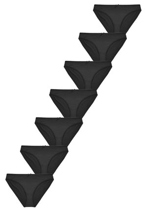 7 PACK - Nohavičky/Slipy - black