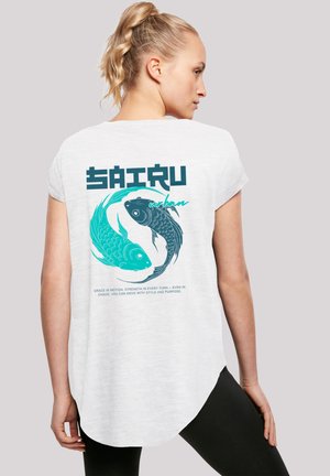 Print T-shirt - weiß
