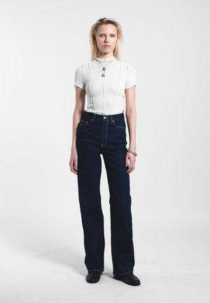 Dr.Denim, ECHO HIGH STRAIGHT - Straight leg jeans - bay rinse contrast