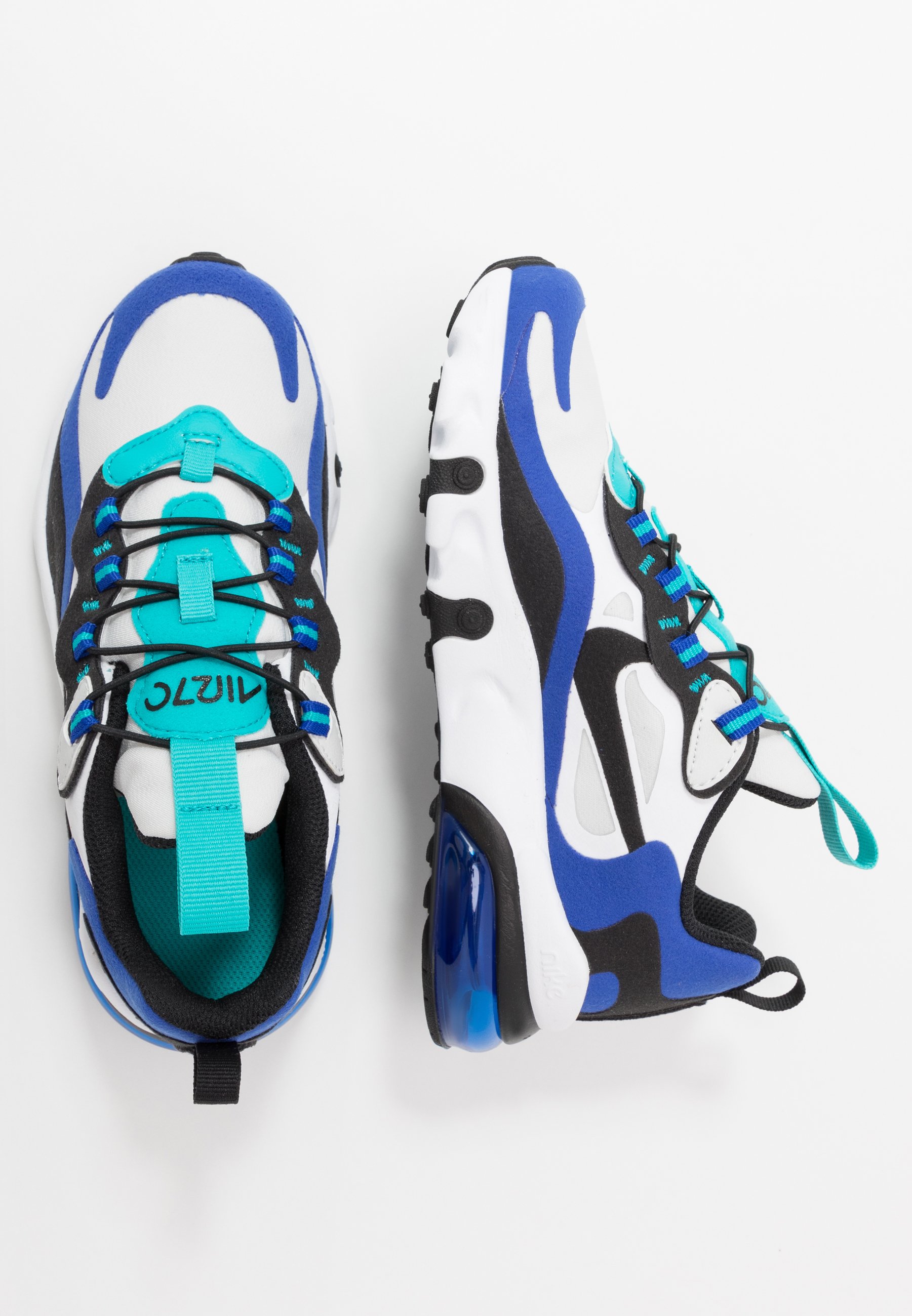 Nike Sportswear Nike Air Max 270 Rt Bp Sneaker Low White Black Hyper Blue Oracle Aqua Weiss Zalando De