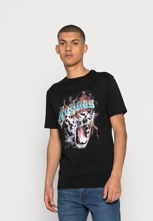 TIGER - Print T-shirt - washed black