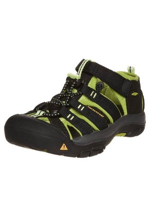 NEWPORT - Sandales de randonnée - black/lime green