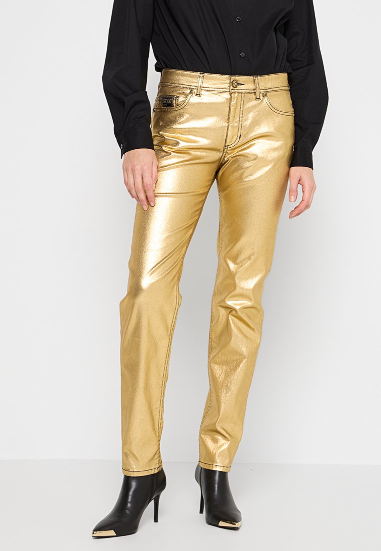 Versace Jeans Couture Slim fit jeans goudkleurig Versace Jeans Couture Slim fit jeans goudkleurig