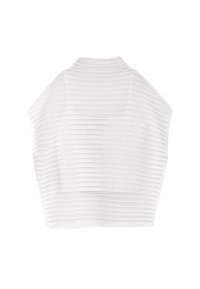 SHEER STRIPED  - T-shirt print - ecru
